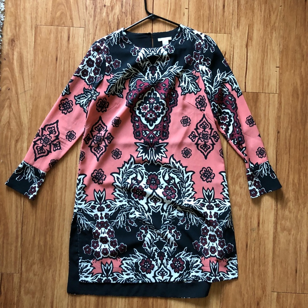 H&M Pink Printed Dress